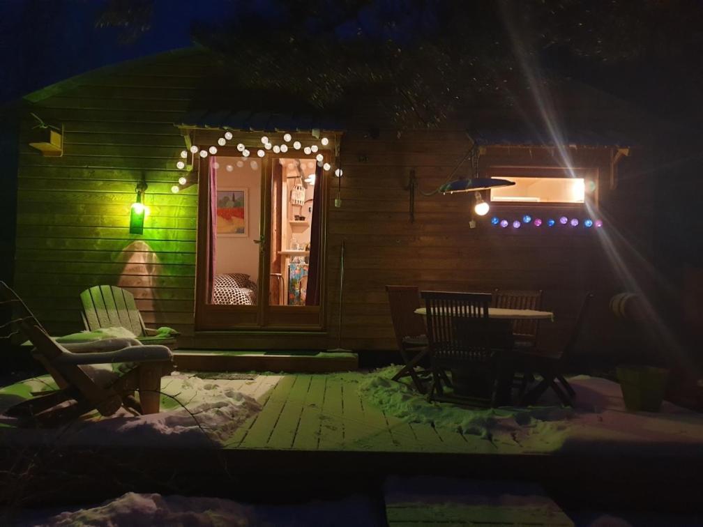 Chalet Grenouille Domaine De La Mamounette Champclause エクステリア 写真