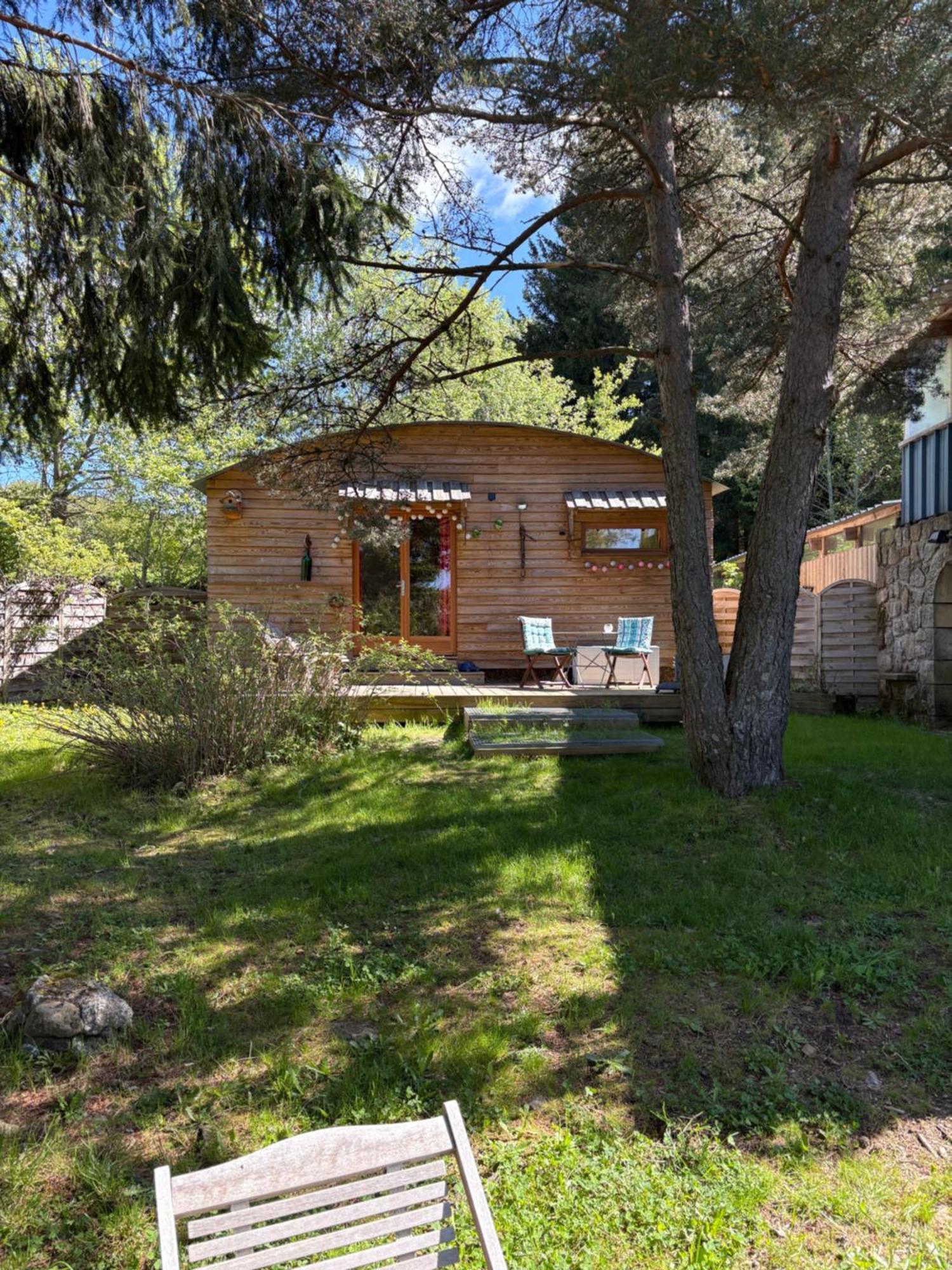Chalet Grenouille Domaine De La Mamounette Champclause エクステリア 写真